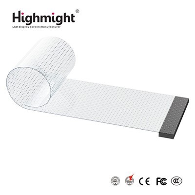 LED transparent krystalfilmskærm